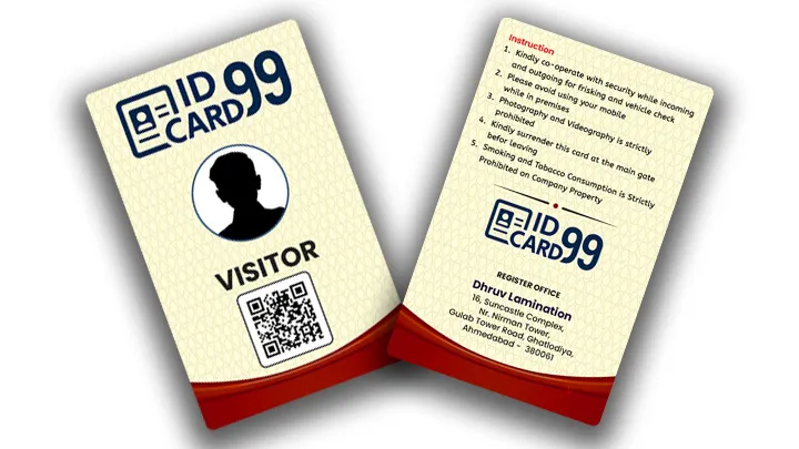 Visitor ID Card Template