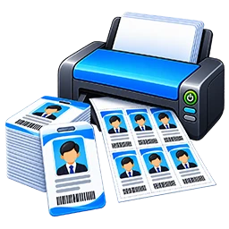 Bulk employee ID card printing from Excel data
