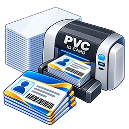 Bulk PVC card printing icon