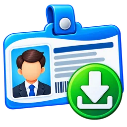 Download ID card icon