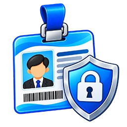RFID card security and lost-card control icon