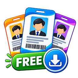 Free ID card PSD templates