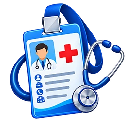 Custom healthcare and hospital staff ID cards