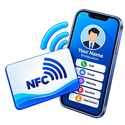 NFC digital business card icon