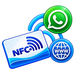 NFC WhatsApp and website icon