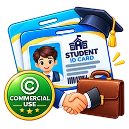 Commercial student ID card printing